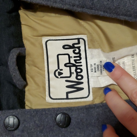 W's XS Woolrich Wool, Down, Real Fur Coat - Picture 2 of 14